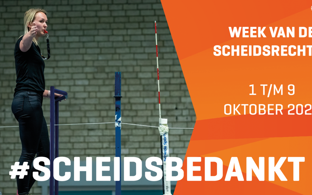 Bedank de scheidsrechter in de Week van de Scheidsrechter!￼