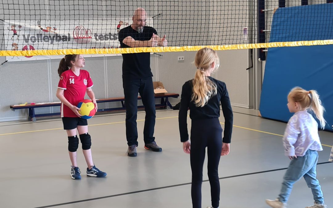 Volleybal teststraat Doelum een succes