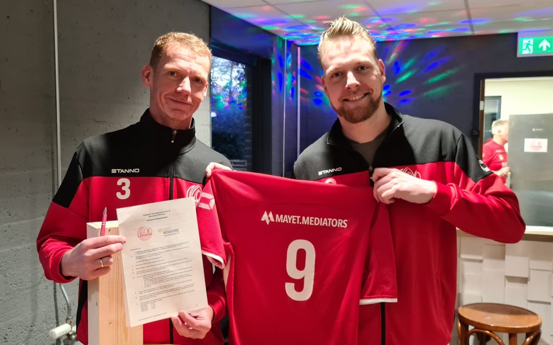 Sponsorovereenkomst Mayet Mediators getekend