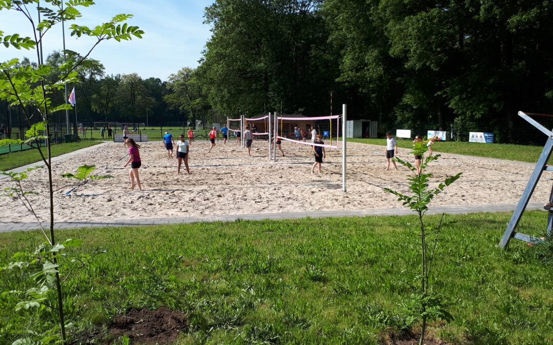 Zomer beachvolleybal bij Nuovo